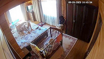 Casal Alemão em Câmera IP Cavalgando Gostoso em HD