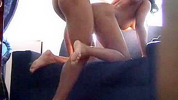 Ex-namorada em câmera escondida gozando dentro de quatro com latina amadora