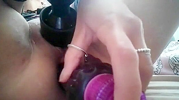 Prazer Solitário com Dois Brinquedos e Vibradores #Amador #Masturbação #Orgasmo