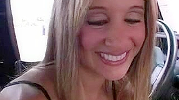 MILF Mãe Safada Boquete no Carro e Gozada na Boca com Masturbação Amadora