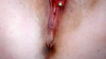 Masturbação caseira com vibradores e consolos - contrações orgásmicas amadoras