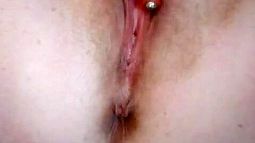 Masturbação caseira com vibradores e consolos - contrações orgásmicas amadoras