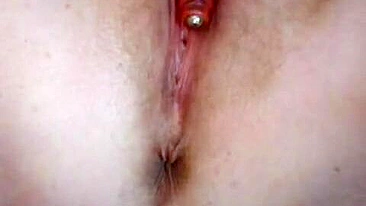 Masturbação caseira com vibradores e consolos - contrações orgásmicas amadoras