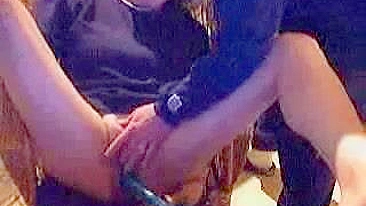 MILF Loira Gozando na Buceta com Dildo e Brinquedos