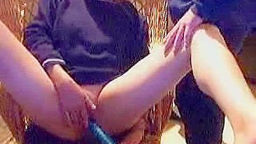 MILF Loira Gozando na Buceta com Dildo e Brinquedos