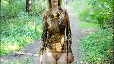 Compilação de porno caseiro de exibicionistas ao ar livre