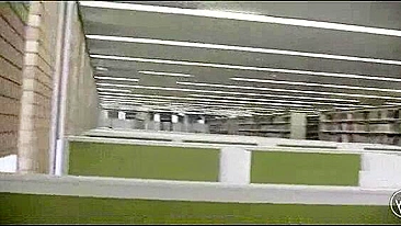 Boquete Caseiro na Cabine da Biblioteca com Morena Peituda