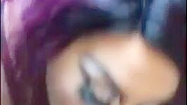 Boquete TS Interracial Caseiro com Pauzão Preto e Gozada no Rosto