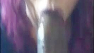 Boquete TS Interracial Caseiro com Pauzão Preto e Gozada no Rosto