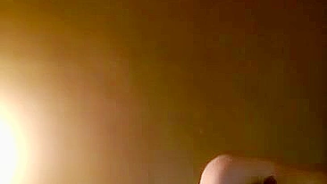 Esguicho Interracial Caseiro com Pau Preto Grande