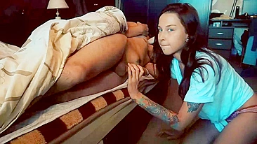 Boquete Caseiro com Gozada na Boca da Namorada Morena