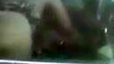 Boquete no Carro Caseiro Amador com Exibicionista Voyeur