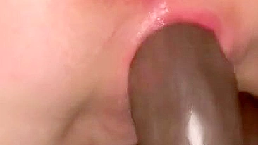 Esposa Swinger Caseira Divide Creampies Pretos com Marido Bi BBC