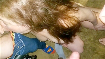 Bukkake Caseiro com MILFs e Putas Cheias de Porra