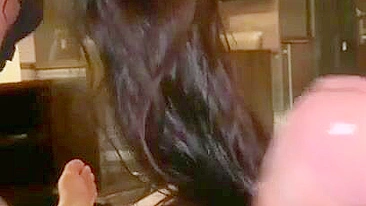 Trabalhos com Cabelo Caseiros - Morenas Amadoras Chupando e Sopando