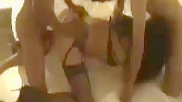 MILF Amadora Fodida na França com Dois, de Quatro e Sanduíche