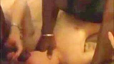 Gangbang Interracial de MILF com Esposa Corno e Creampie em Ménage