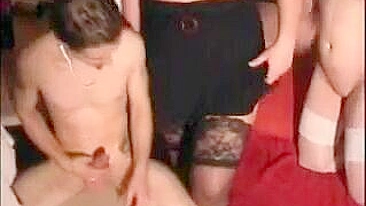 Foda em Grupo Swinger Alemã Amadora com Paus Grandes e BBW