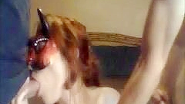 MILF Ruiva Swingueira Mama em Ménage Amador