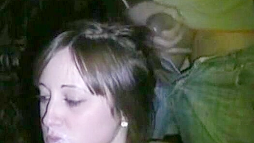 Dogging ao Ar Livre com Bukkake Facial Amador e Gozada no Boquete