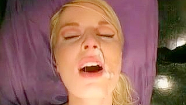 Loira Alemã Bukkake Fica Toda Gozada com Grupo Amador