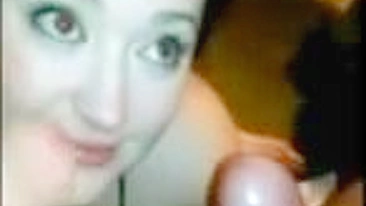 Puta Amadora Leva Duas Gozadas no Rosto em Ménage Caseiro