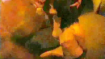 Esposa em Gangbang Primeira Facial Caseira com Paus Pretos Grandes