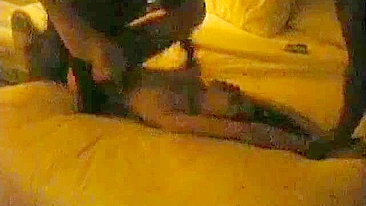 Esposa em Gangbang Primeira Facial Caseira com Paus Pretos Grandes