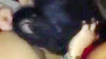 Garotas Bi em Trio Real Amador de Sexo em Grupo Caseiro