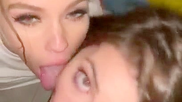 Boquete em Trio Amador - O Pau Mais Sortudo do Mundo!