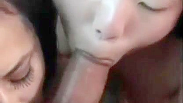 Adolescentes Asiáticas Bissexuais em Trio Quente Amador