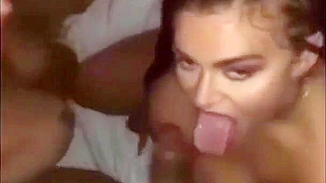 Ménage Interracial com Pau Preto Grande - Pornô Caseiro Amador