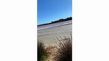 Boquete Ousado da Esposa na Praia, Tão Proibido!