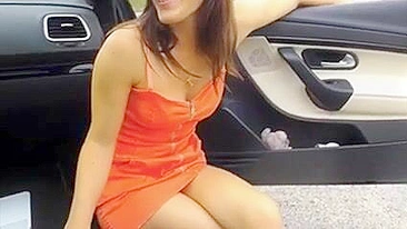 Esposa Pega Chupando Pau e Levando Gozada na Estrada Pública