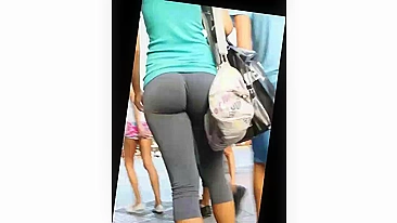 Vídeo Espontâneo: Gata com Bunda Quente de Legging na Rua
