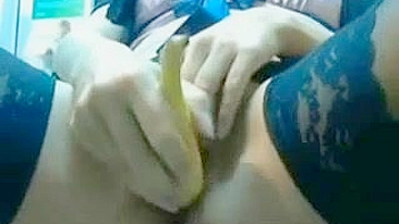 Russa Safada Faz Show Nu no Trabalho pela Cam