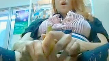 Russa Safada Faz Show Nu no Trabalho pela Cam