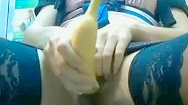 Russa Safada Faz Show Nu no Trabalho pela Cam