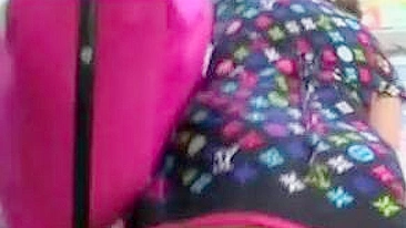 Pernas Gostosas de Latina em Upskirt Voyeur Candid