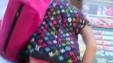 Pernas Gostosas de Latina em Upskirt Voyeur Candid