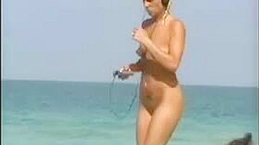 Câmera Pervertida na Praia Filma Gatas Nuas