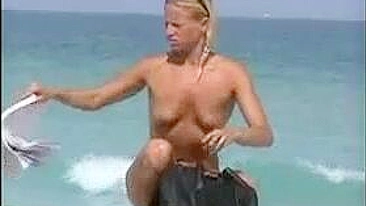 Câmera Pervertida na Praia Filma Gatas Nuas