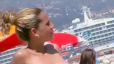 Veja Peitões Enormes na Praia no 'Vídeo de Tetonas na Praia'