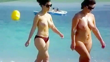 Fantasiando com Garotas Romenas Pegas em Vídeo Voyeur na Praia?