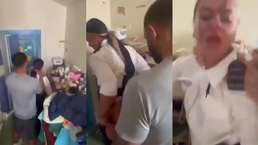 Preso Tarado Fode a Buceta e o Cu Molhados da Guarda Faminta de 30 Anos com Pauzão Enorme